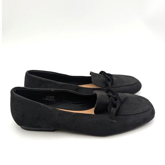 Journee Collection Cordell Slip On Loafer Flats Women's Black Size US12 - Picture 3 of 11